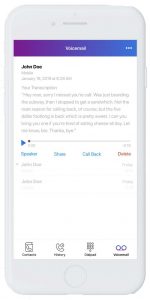 Voip services Manage Voicemail