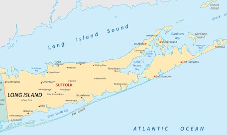 IT Support Long Island Map