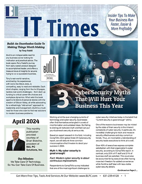 3 Cyber Security Myths that will hurt your Business This Year