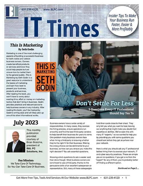 5 Questions Every IT Professional should say yes to