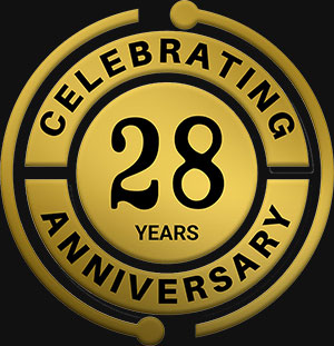 28 Anniversary Logo