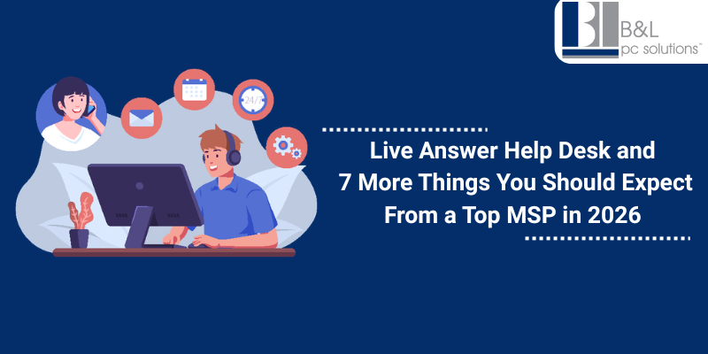 Live Answer Help Desk and 7 More Things You Should Expect from a Top MSP in 2026